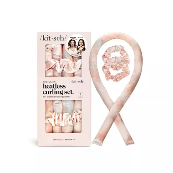 Kitsch Other - New in Box Kitsch Satin Heatless Curling Set - Pink